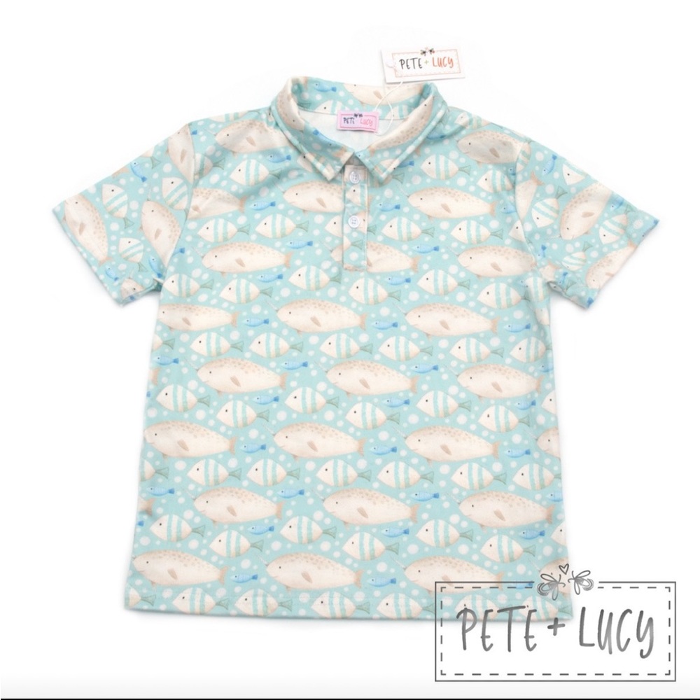 Pete + Lucy boys polo